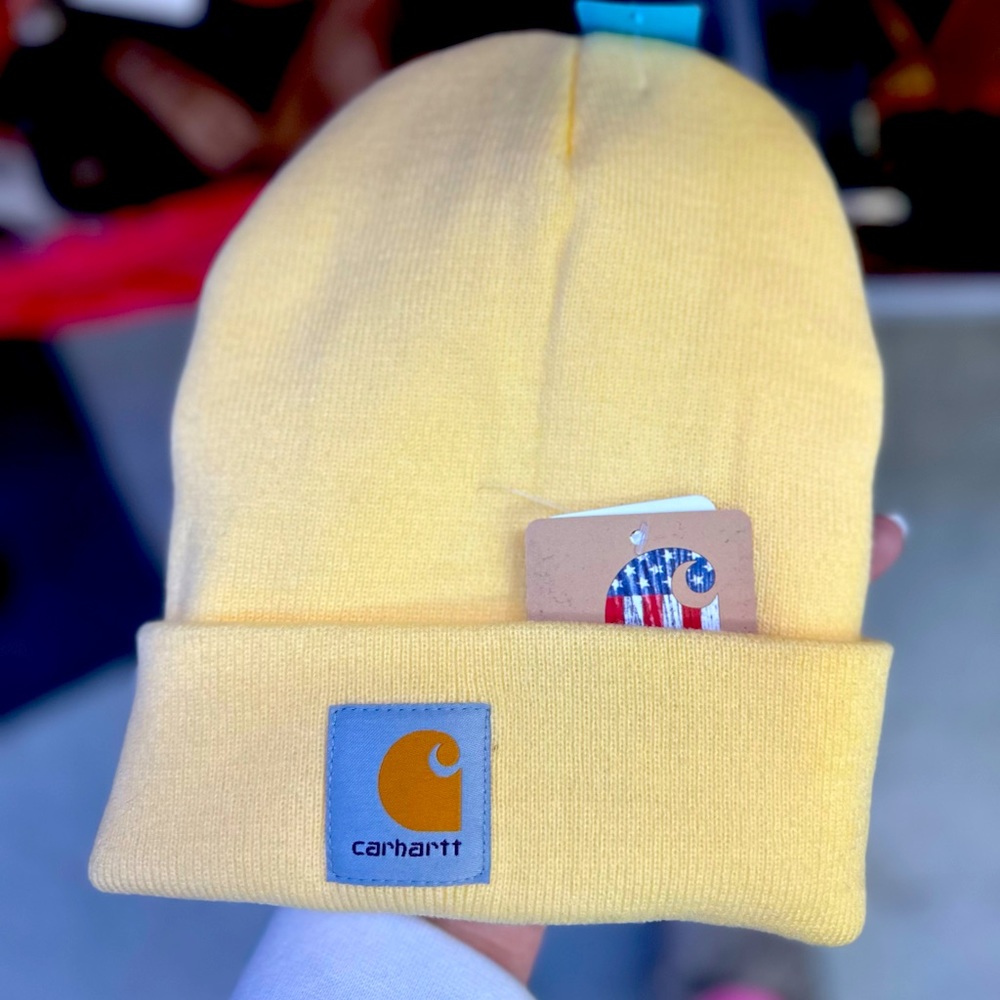 Carhartt Toque! Limited edition Butter yellow